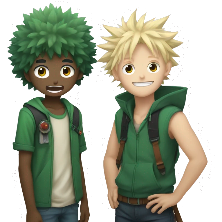 Deku and bakugo  emoji