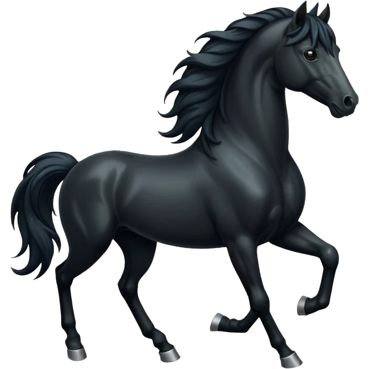 Black horse emoji emoji