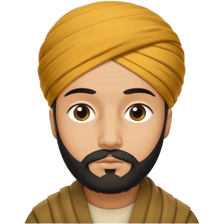 The turbaned philosopher emoji
