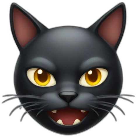 Evil cat emoji