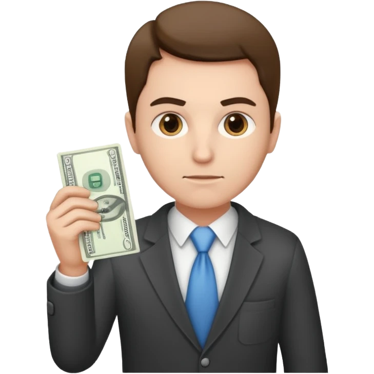 CEO investing money to a hospital emoji