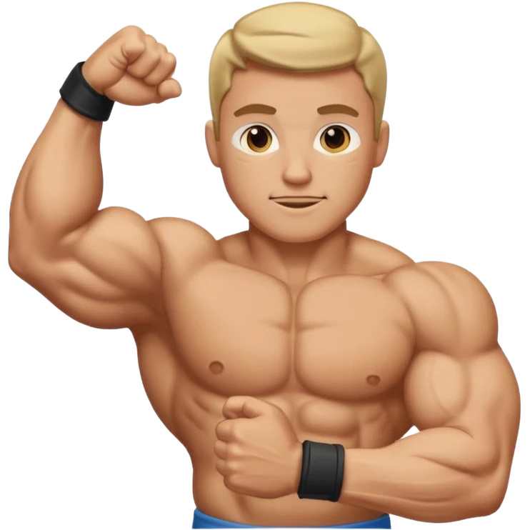 flexing bicep with arm curled (bicep only) emoji