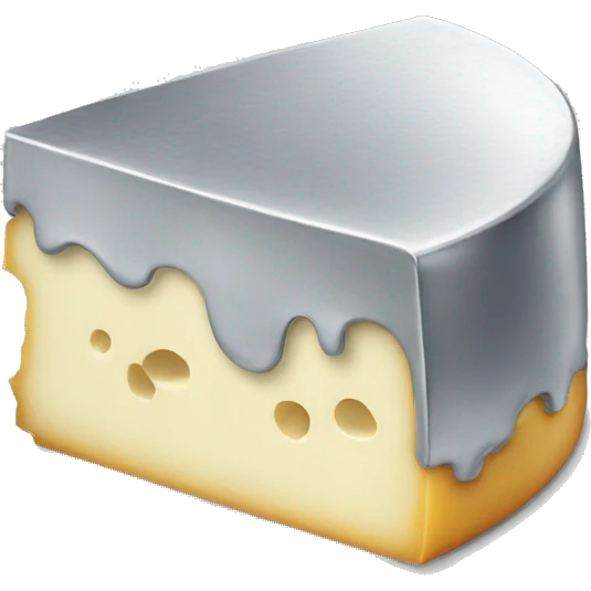 silver cheese emoji