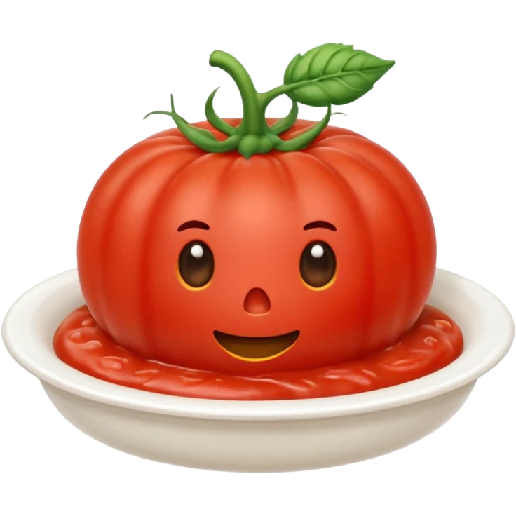 Pasta vermelha com papel emoji