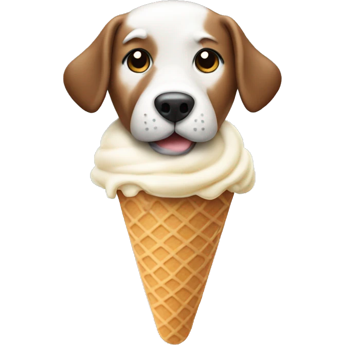 dog ice cream  emoji