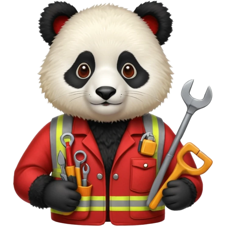 red engineer panda emoji