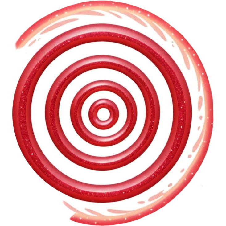 red glitter portal emoji