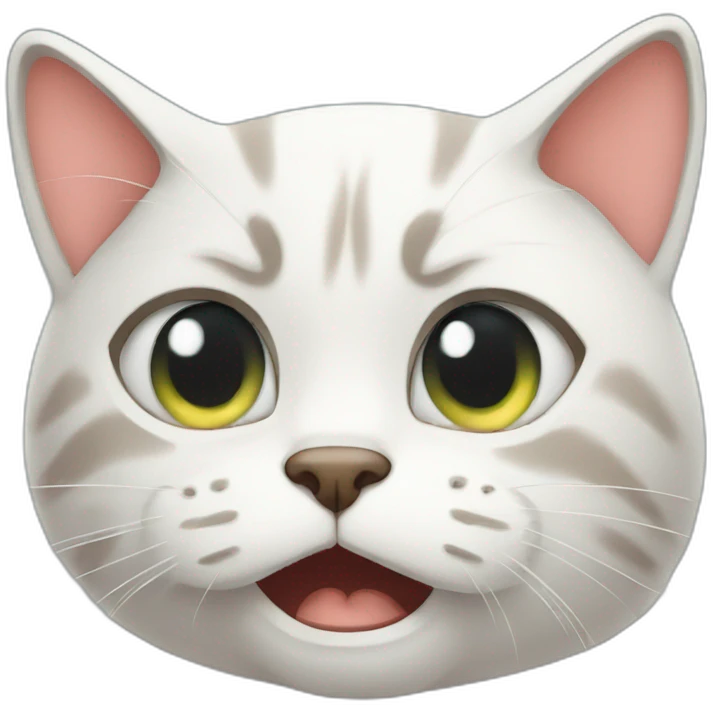 stressed cat emoji