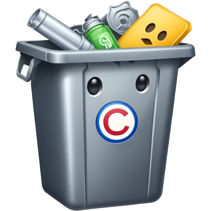 Clippers in the trash emoji