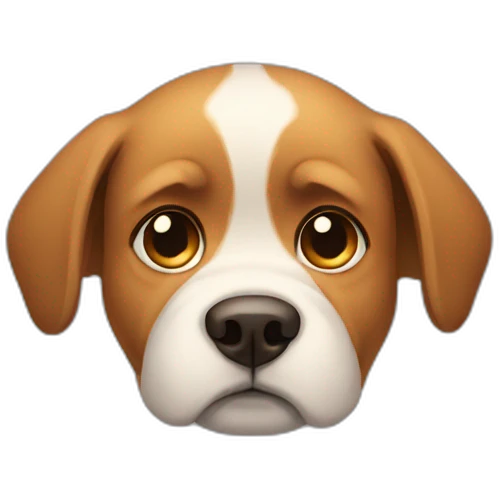 dog sad emoji
