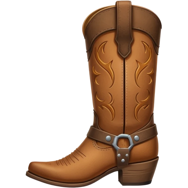 Cowboy boot emoji