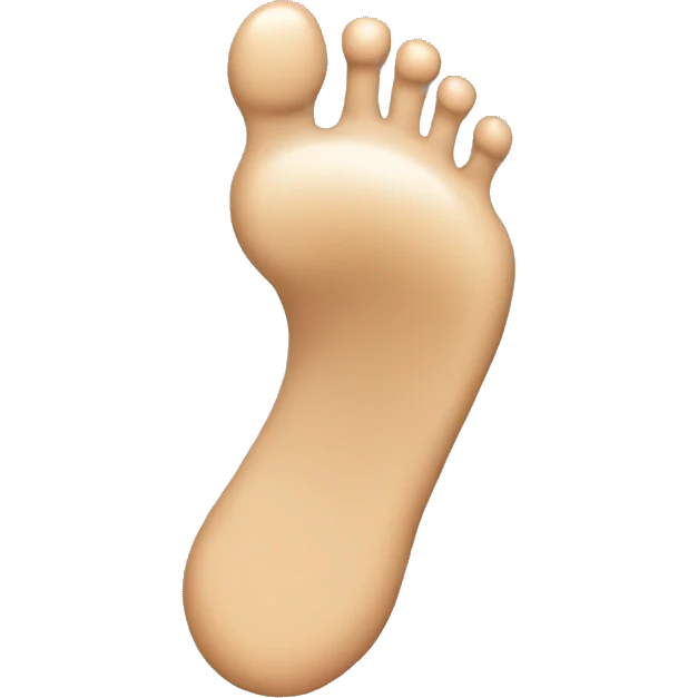 Foot reversed emoji