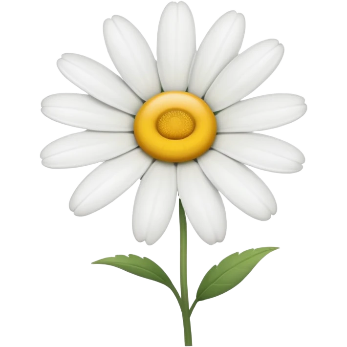 single daisy emoji
