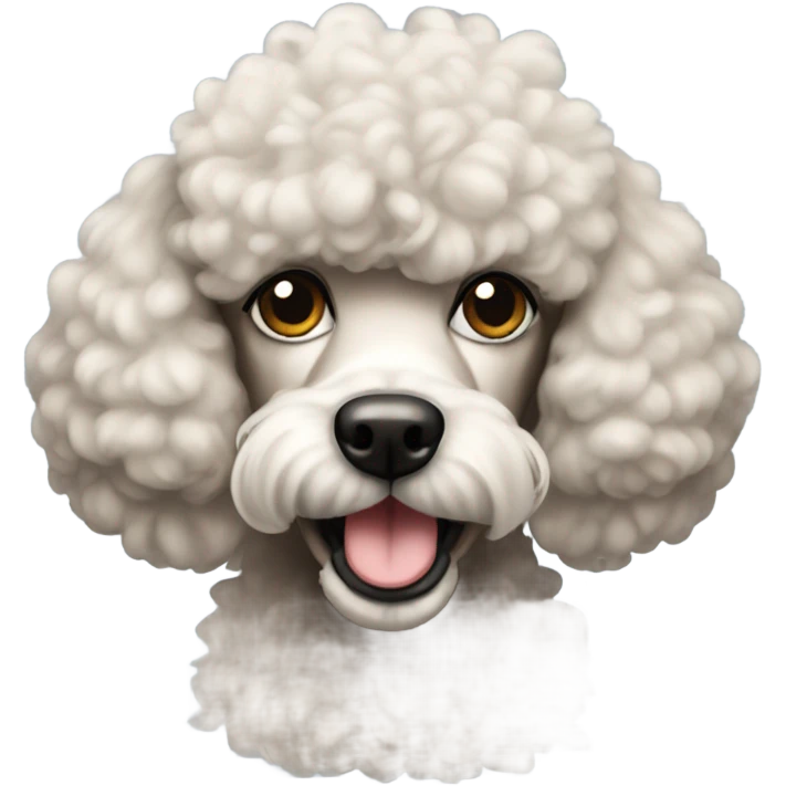 poodle with muscles  emoji