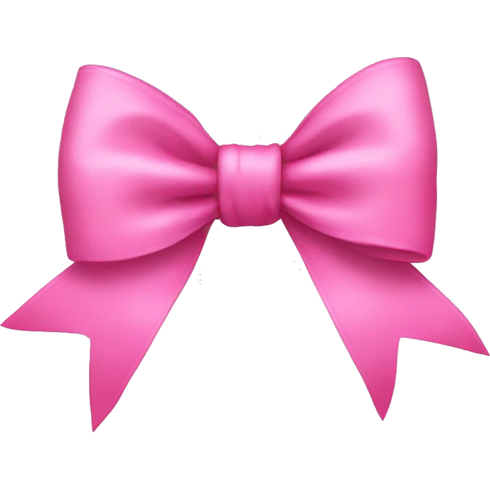Pink bow emoji