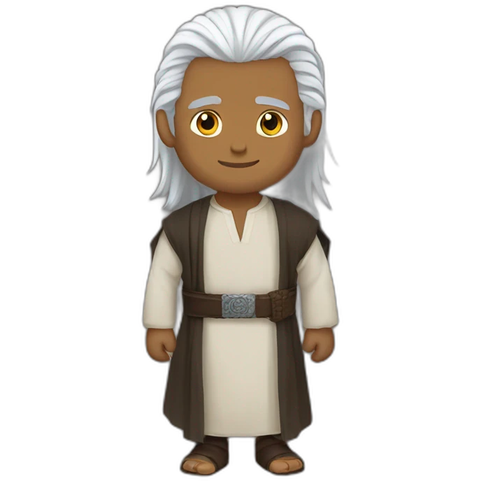 geralt of rivia wearing saudi thobe emoji