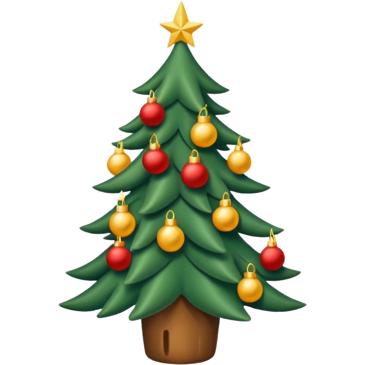 Weihnachtsbaum mit brennenden Kerzen emoji