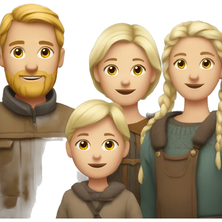 Nordic family emoji