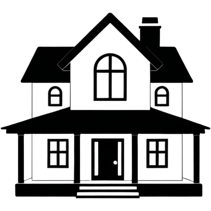 house outline LINE drawing silhouette  emoji