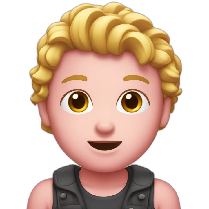 Pink pooth  emoji