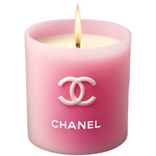 Pink Chanel candle emoji