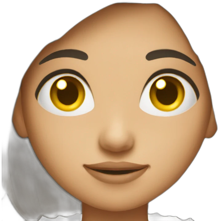 a young girl with a ball in full growth emoji