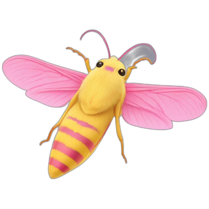 rosy maple moth emoji