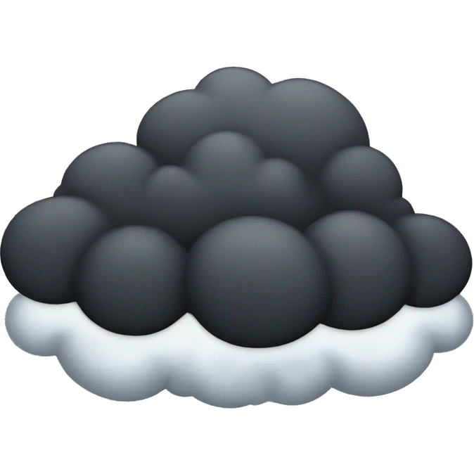 Dark cloud emoji emoji