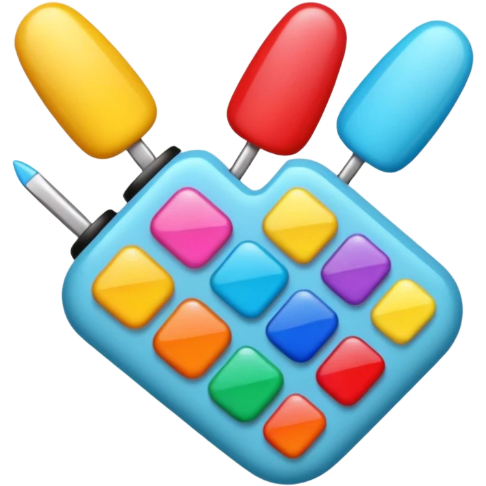 Nail art emoji