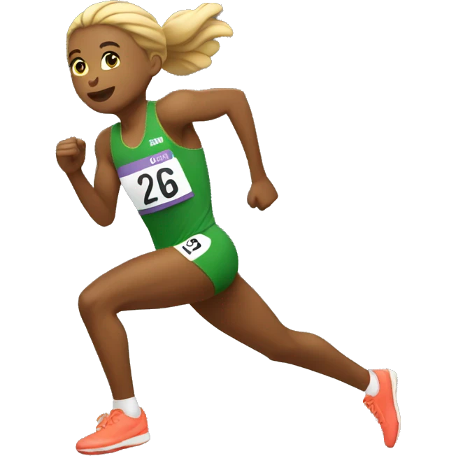 Track and field emoji