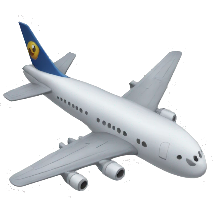 shocked emoji airplane emoji