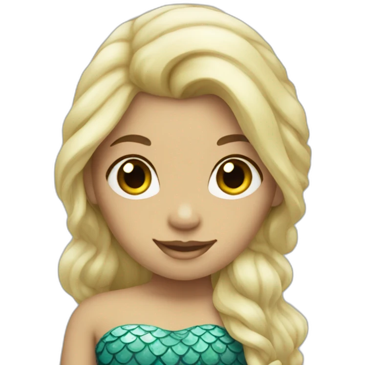 Mermaids with blonde hair emoji