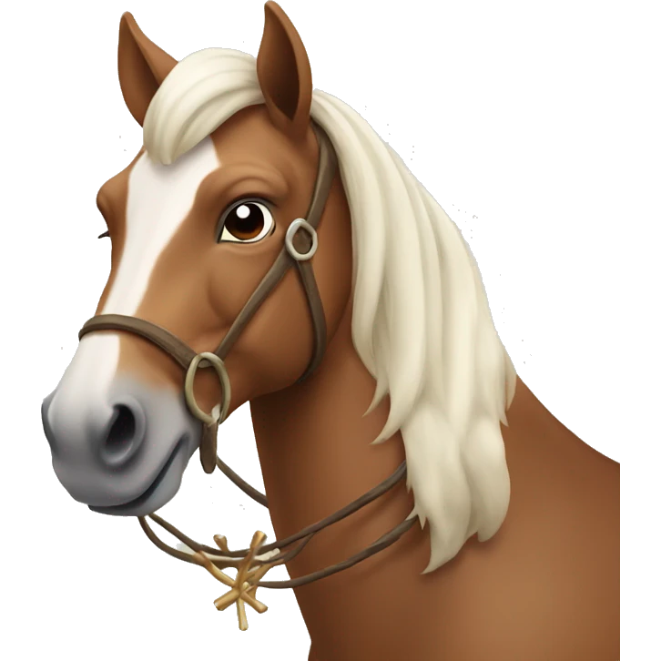 Horse with reindeer  emoji