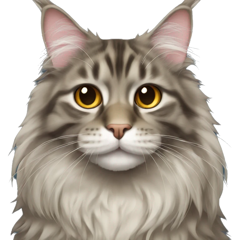 Maine coon cat emoji