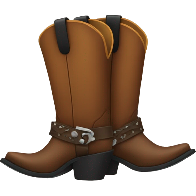 Cowboy boots emoji