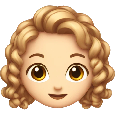 Cute hairclip emoji