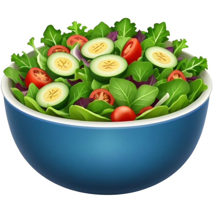 BOWL DI INSALATA,  iperrealistico 4k emoji