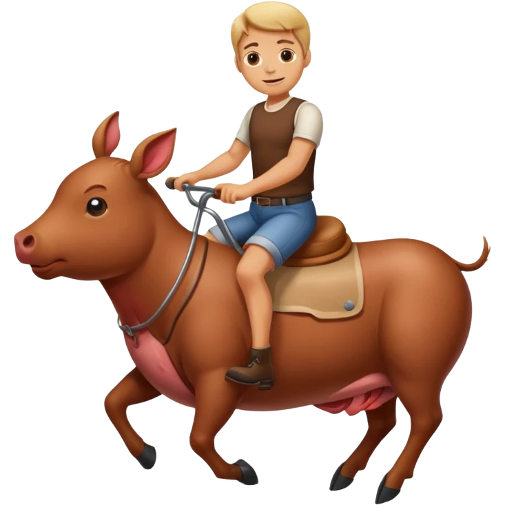 Meat riding  emoji