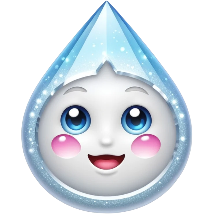 glossy white sparkle emoji