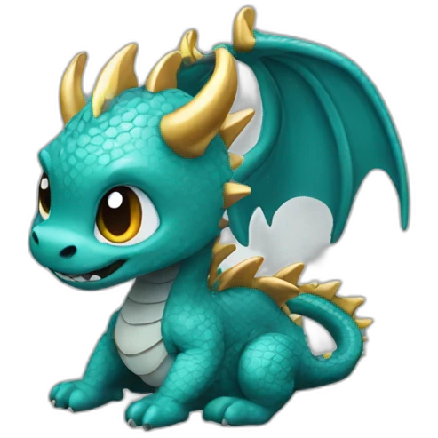 dragon cute METALS emoji