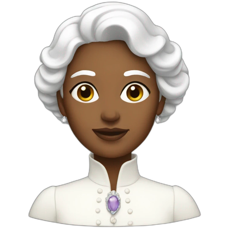 La dame blanche emoji