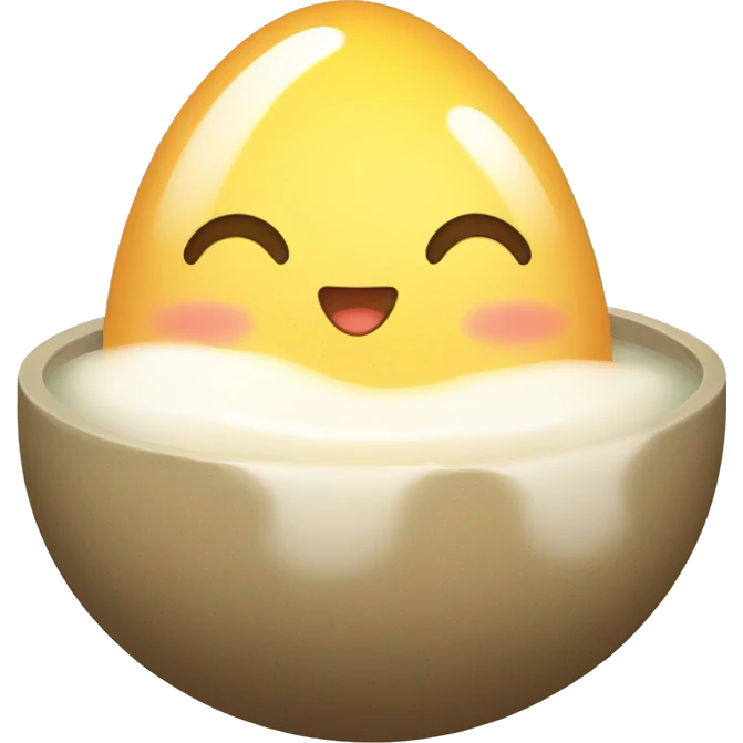 happy onsen egg emoji