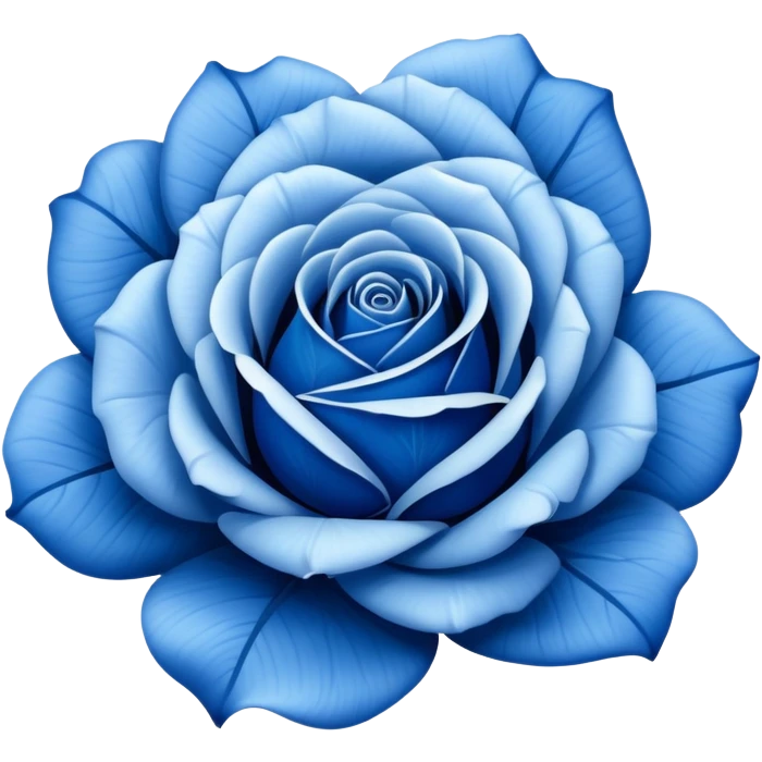 blue rose emoji