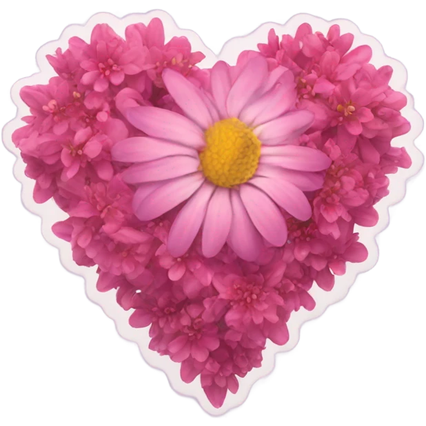Heart in a bloom emoji