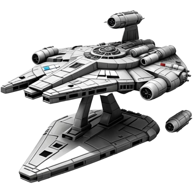 Vaisseau faucon milenium emoji