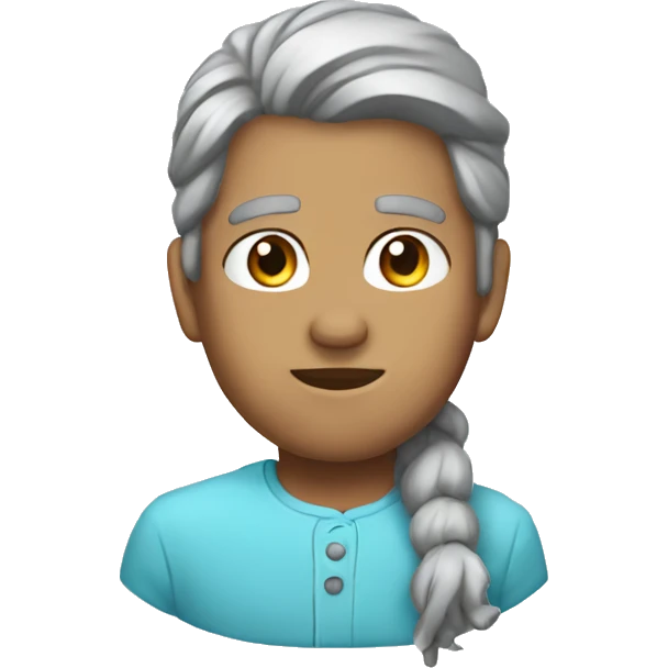 Lazo color celeste emoji