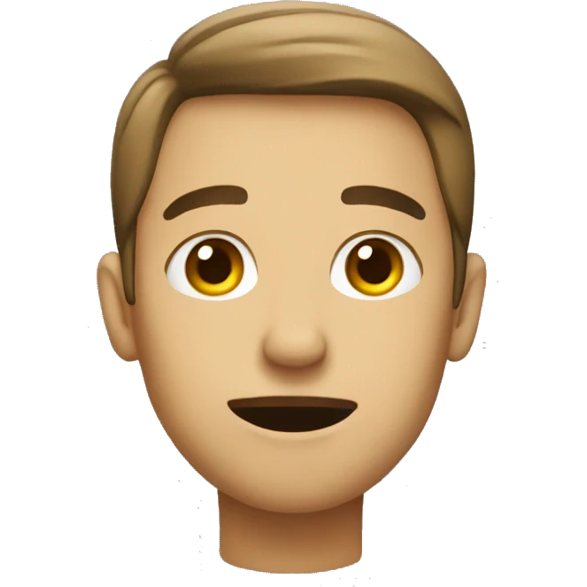 A person doing a side eye emoji