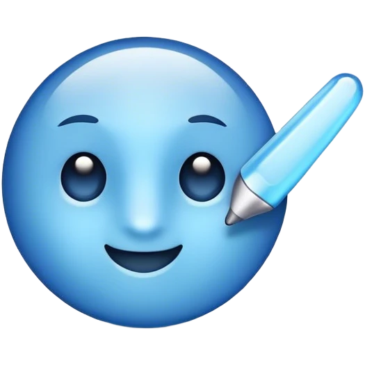 Blue Tick emoji