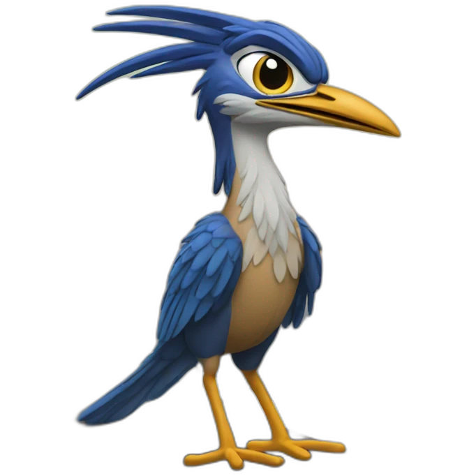 Road runner emoji