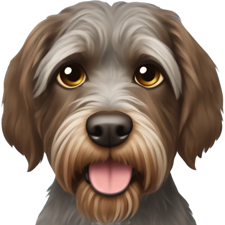 Wirehaired pointing griffon emoji